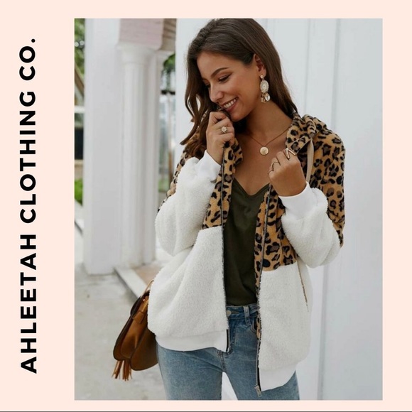 WILD at HEART Hoodie Teddy Zipper Cardigan - Picture 3 of 7